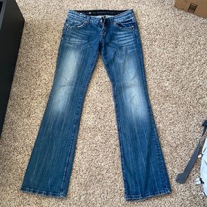 Boot cut jeans